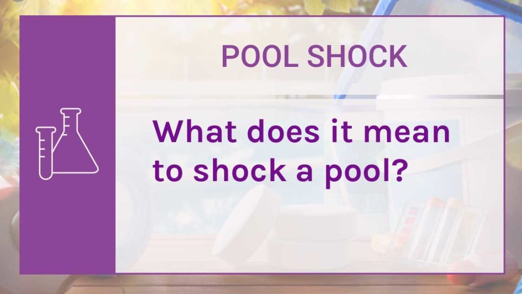 Pool Shock - One of the best ways to have your pool clean.